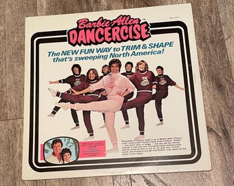 Barbie Allen Dancercise 80s Vinyl LP RCA – Vintage Aerobics Fitness Record