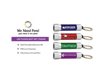personalised led keyrings