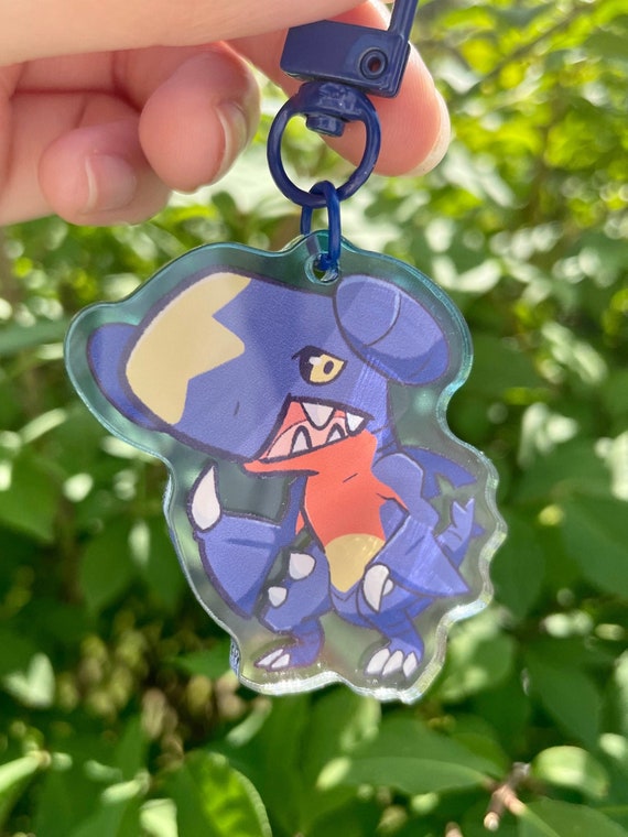 Garchomp Pokemon Acrylic Charm 2 Inch Etsy
