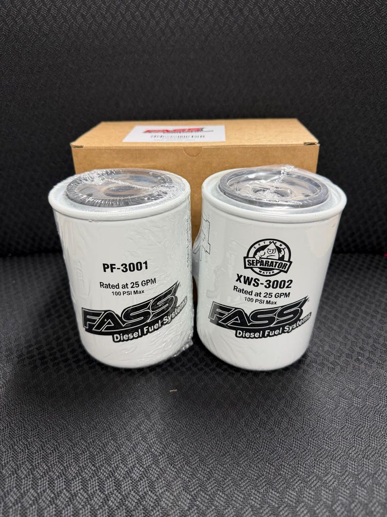 FASS Titanium Series Fuel Filter Combo Package XWS-3002 / PF-3001 - New ...