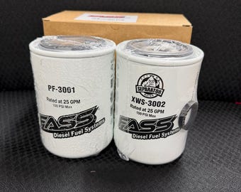 Paquete combinado de filtros de combustible FASS Titanium Series XWS-3002 / PF-3001 - Nuevo en caja