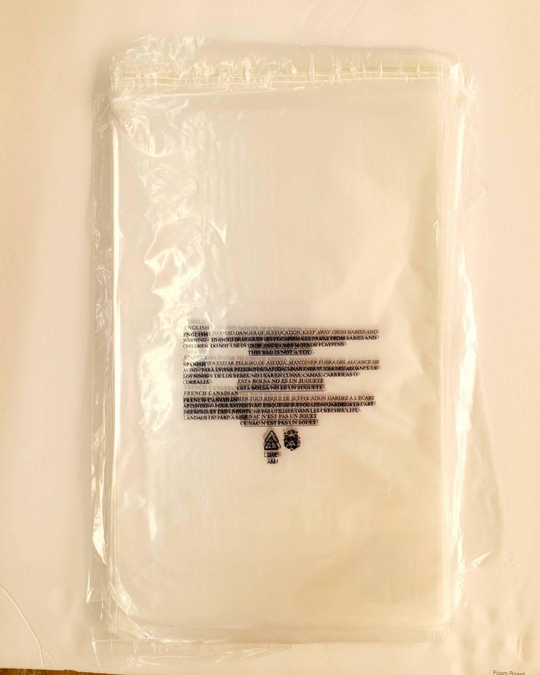 50100cs Industrial Clear Poly Bags With Self Seal 10in15in Etsy