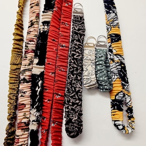 Limited quantity/ Handmade scrunchie lanyard/ Crossbody lanyard keyfob