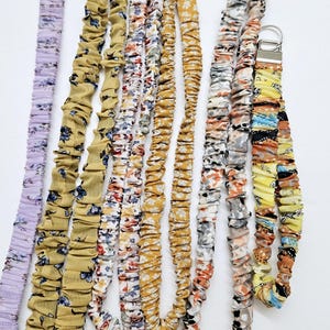 Limited Quantity/ Handmade scrunchie Wristlet keyfob/ Teacher lanyard/ Crossbody scrunchie keyfob