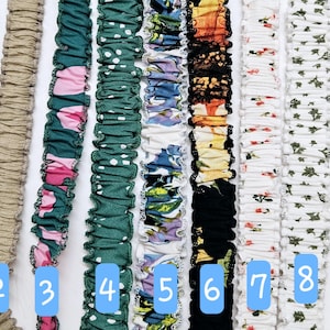 Handmade Scrunchie lanyard/ Wristlet keyfob