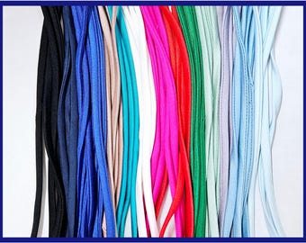 Spandex Detachable bra Straps,1/4&quot; Wide Removable Bra Straps,stretchy fabric strap