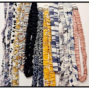 Handmade scrunchie lanyard / Limited quantity