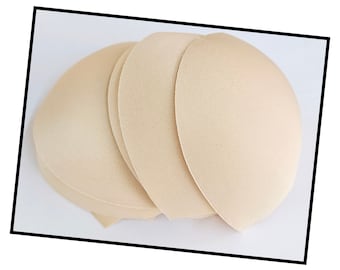 4pairs taupe thin bra cups for sewing