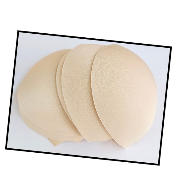 5pairs Taupe Thin Bra Cups for Sewing 