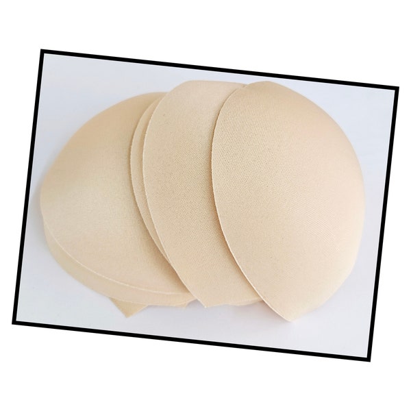 4pairs taupe thin bra cups for sewing