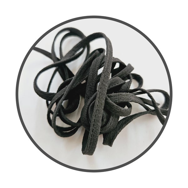 5-20yards grey  fabric hollow cord