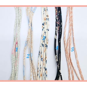 Handmade fabric shoelaces/ Replacement stylish shoelaces
