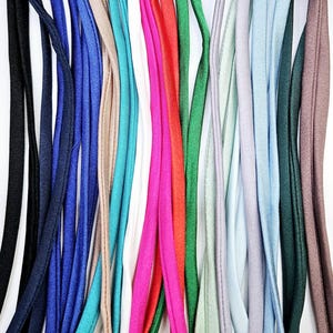 5-10yards shiny polyester spandex cord/ hollow spandex cord swimsuit