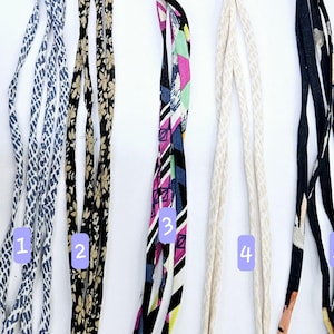 Handmade fabric shoelaces/Hoodies Laces, drawstring cord