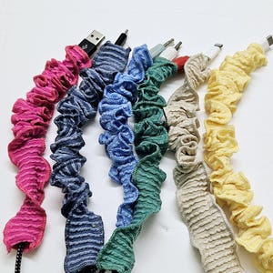 NOT FOR LAMP, Power cord/ Handmade slip-on /Usb Cord Cover, Fabric cord sleeve/Charger cord cover, thin cord cover,phone charger cord