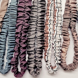 Handmade scrunchie wristlet keyfob/ Scrunchie lanyard/ Crossbody phone strap