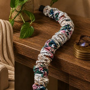 Lampenkabel-Abdeckung aus Stoff - Kabelwrap für neutrales Wohndekor, dekorativer Kabel-Organizer