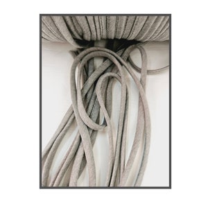 5-20 yards grey spaghetti cord