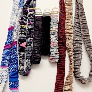 Limited quantity/ Handmade scrunchie lanyard/ Crossbody lanyard keyfob
