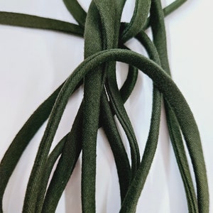 5-20yards soft jersey spandex fabric hollow cord