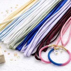 Satin Fabric Cords for Jewelry Making, Bra Straps, Sewing & DIY Crafts | Satin Cord, Multiple Colors Available