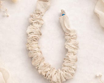 Lámpara acogedora, funda para cables de carga, mezcla de lino, funda de tela para cable USB, funda para cable de lámpara, accesorios para el hogar.