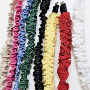 NOT FOR LAMP,Power cord/ Handmade slip-on Usb Cord Cover, Usb cable cover, thin cord cover,phone charger covers, Couple Accessories