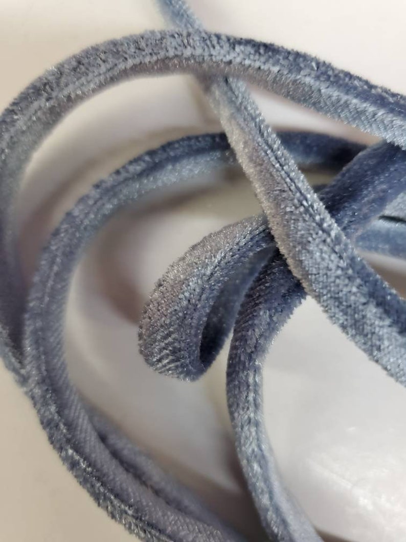Velvet Fabric Spaghetti Cord Strap Etsy