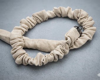 Canvas koordhoes, kabelhoes van katoen-canvasmix, dikke duurzame lampkoordhoes, neutrale huisdecoratie kabelhoes, vloerkoordbeschermer