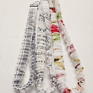 Handmade scrunchie Wristlet keychain/ Teacher lanyard/ Crossbody phone keyfob / Limited Quantity