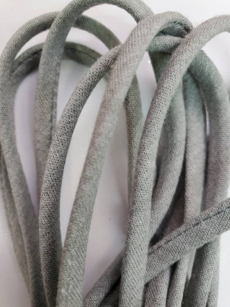 5-30 yards grey spaghetti cord
