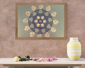Fine Art Print, Poppy Mandala