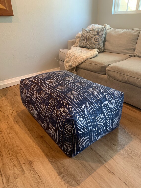 Large on sale boho pouf