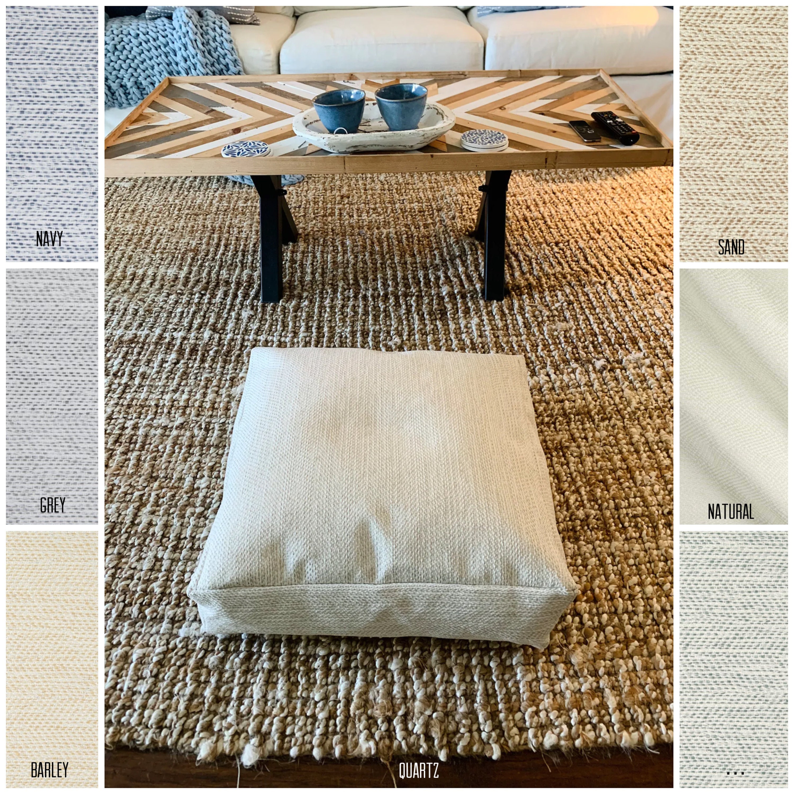 Woven floor online seat