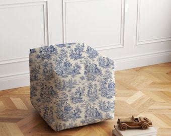 Toile Pouf - Etsy