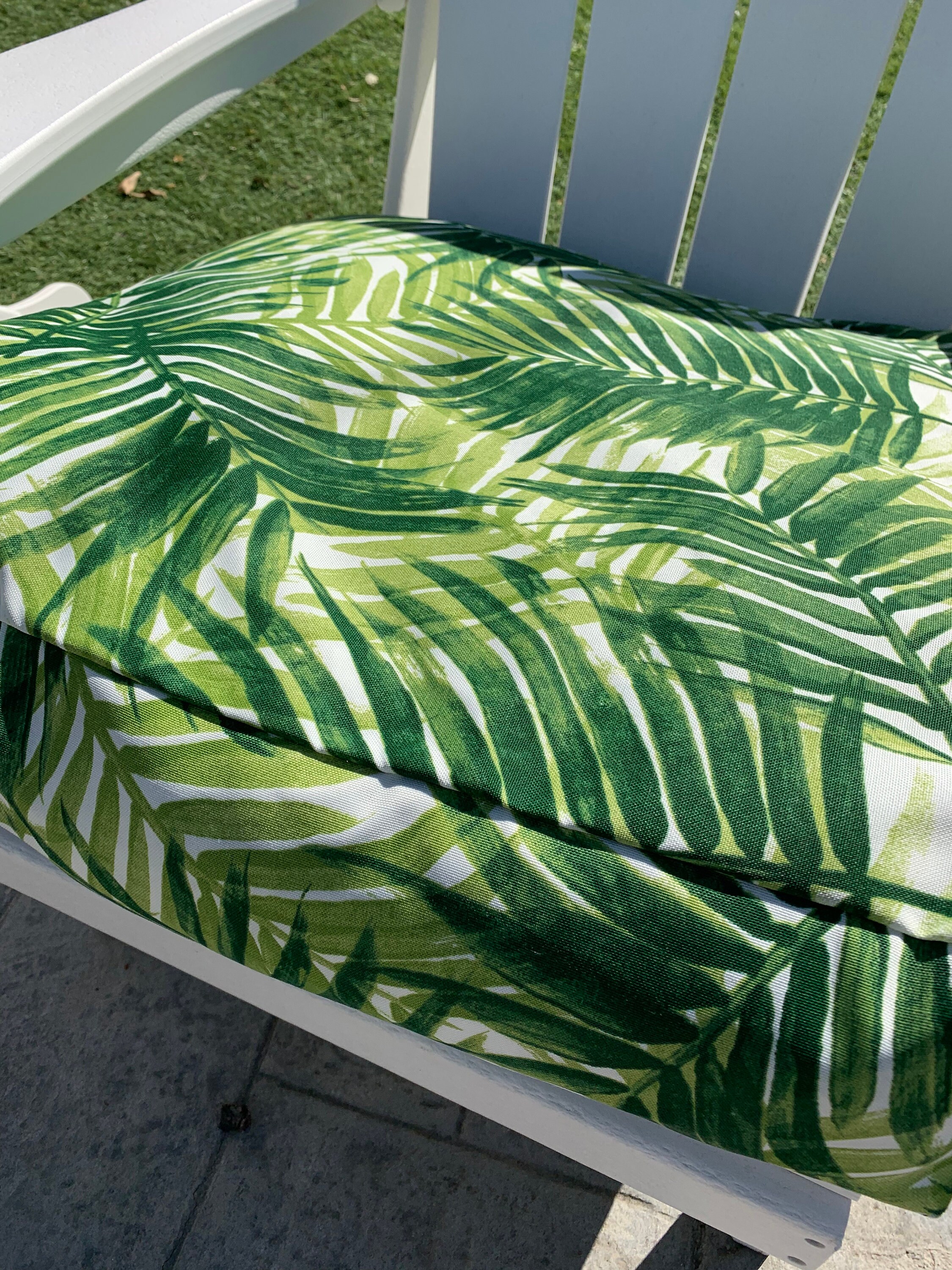 Outdoor Cushion Covers Tropical Outdoor Cushion Green Etsy