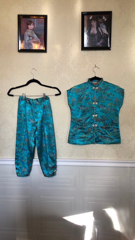 VINTAGE Silk Pajamas