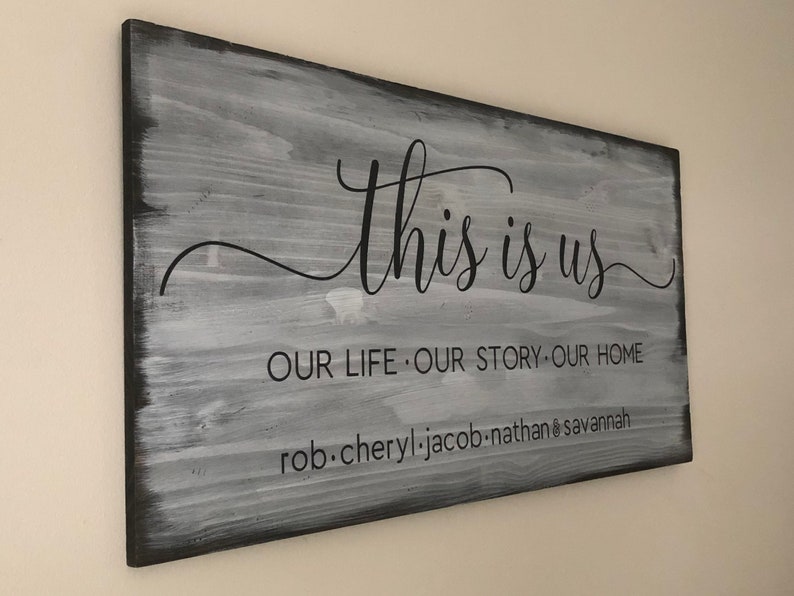 Custom this is Us Family Sign - Etsy
