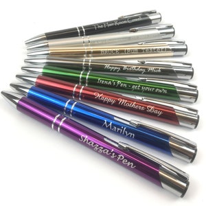 Personalised Engraved Pen, Custom Engraved Pen, Business pens,