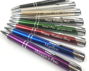Personalised Engraved Pen, Custom Engraved Pen, Business pens,