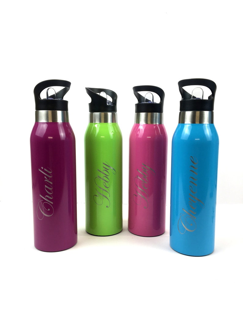 Personalised Drink Bottle Custom Drink Bottle Laser Engraved Etsy UK