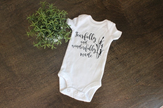 floral baby bodysuit