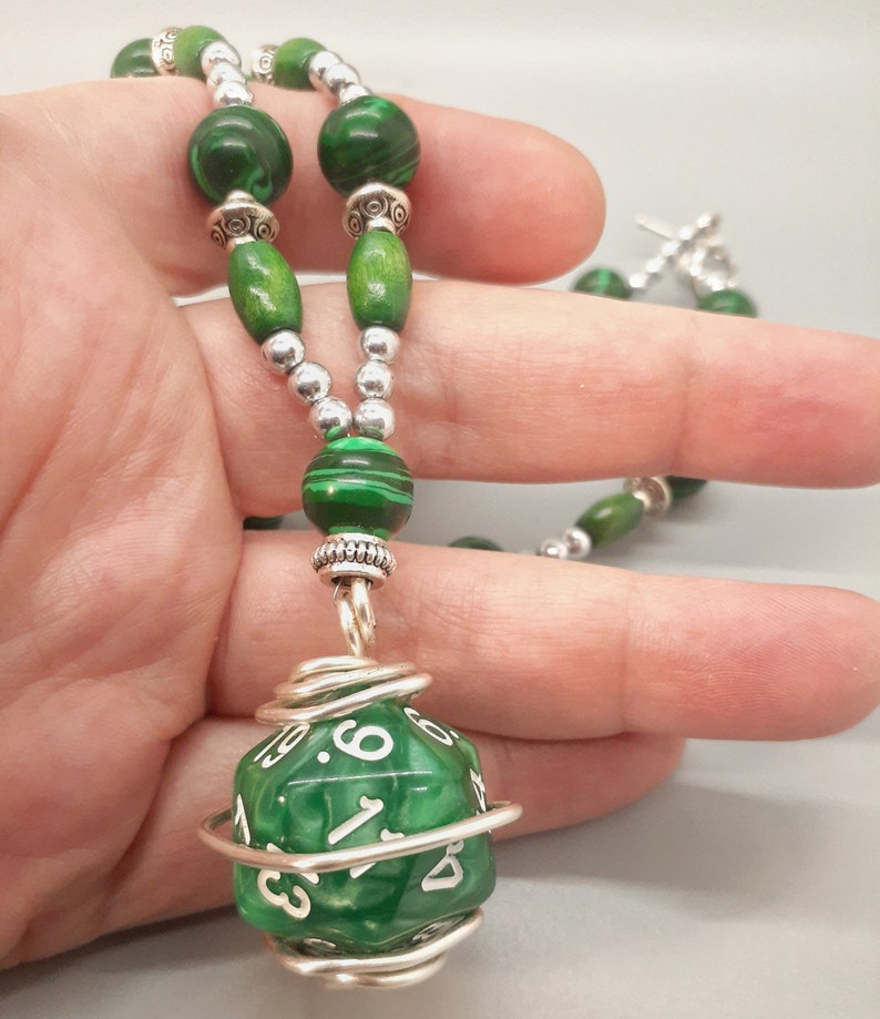 Dice Necklace D20 RPG Jewelry DND Gifts for women Etsy