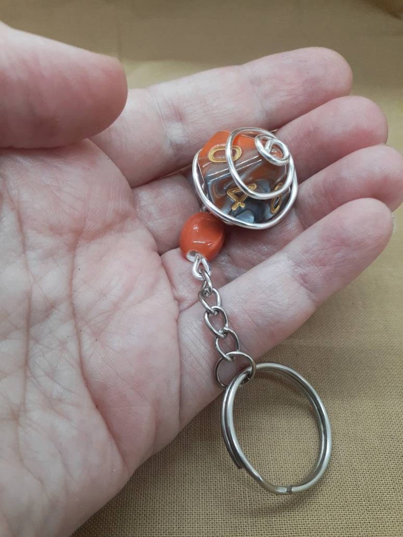 DND Dice Keychain RPG Accessories Dungeons and Dragons Gifts Etsy