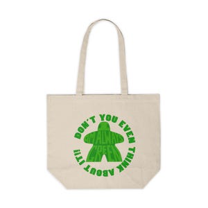Borsa della spesa in tela Green Meeple
