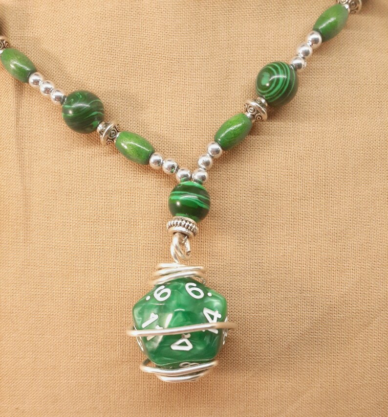 Dice Necklace D20 RPG Jewelry DND Gifts for women Etsy