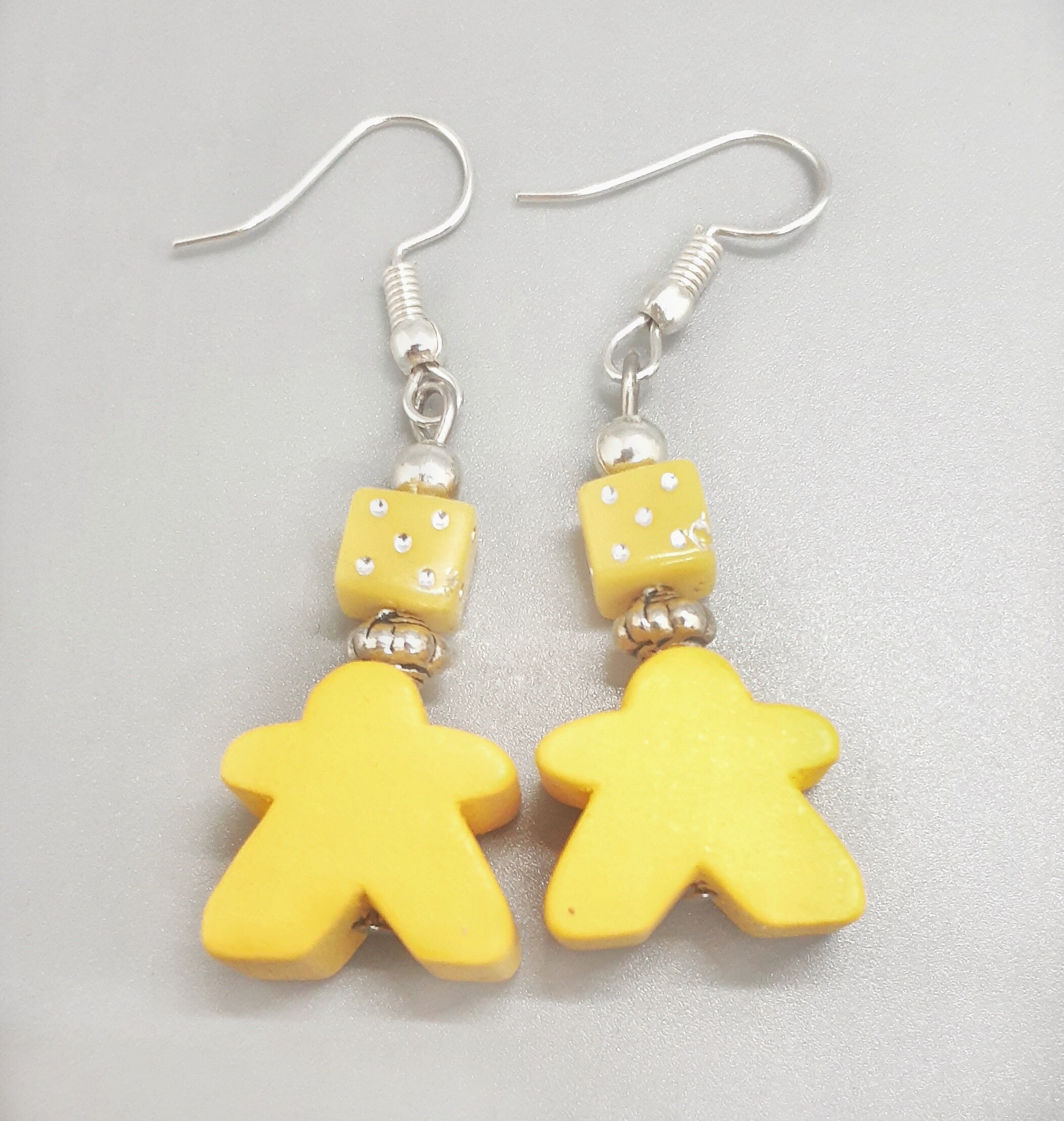 Meeple Earrings Dangle Board Game Jewelry Board Game Gift Etsy