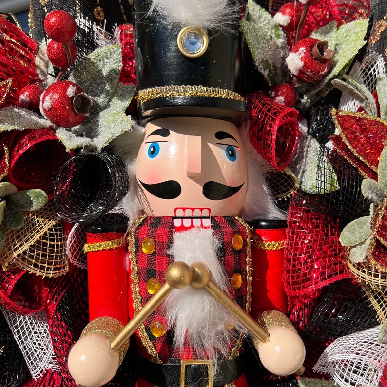 Christmas Wreath, Nutcracker Wreath, Christmas Wreaths, Christmas Decor