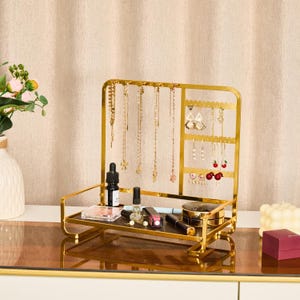 Large Jewelry Organizer Tree: Necklace, Bracelet, Earring Holder