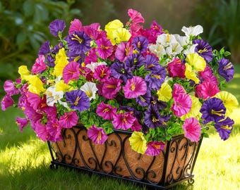 UV Resistant Artificial Boxwood: Outdoor Fake Plants, Multicolor Greenery